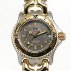 TAG Heuer SEL WG1420-0 Grey Dial granite texture close up