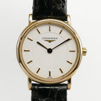 Longines Les Grandes Classiques L4.120.2 White Dial close up