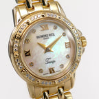 Raymond Weil Tango 5860 Iridescent Diamond Set White Mother of Pearl Roman Numeral dial