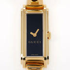 Gucci G-Line 109 Black dial close up