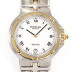 Raymond Weil Parsifal 9190 White Roman Numeral dial close up