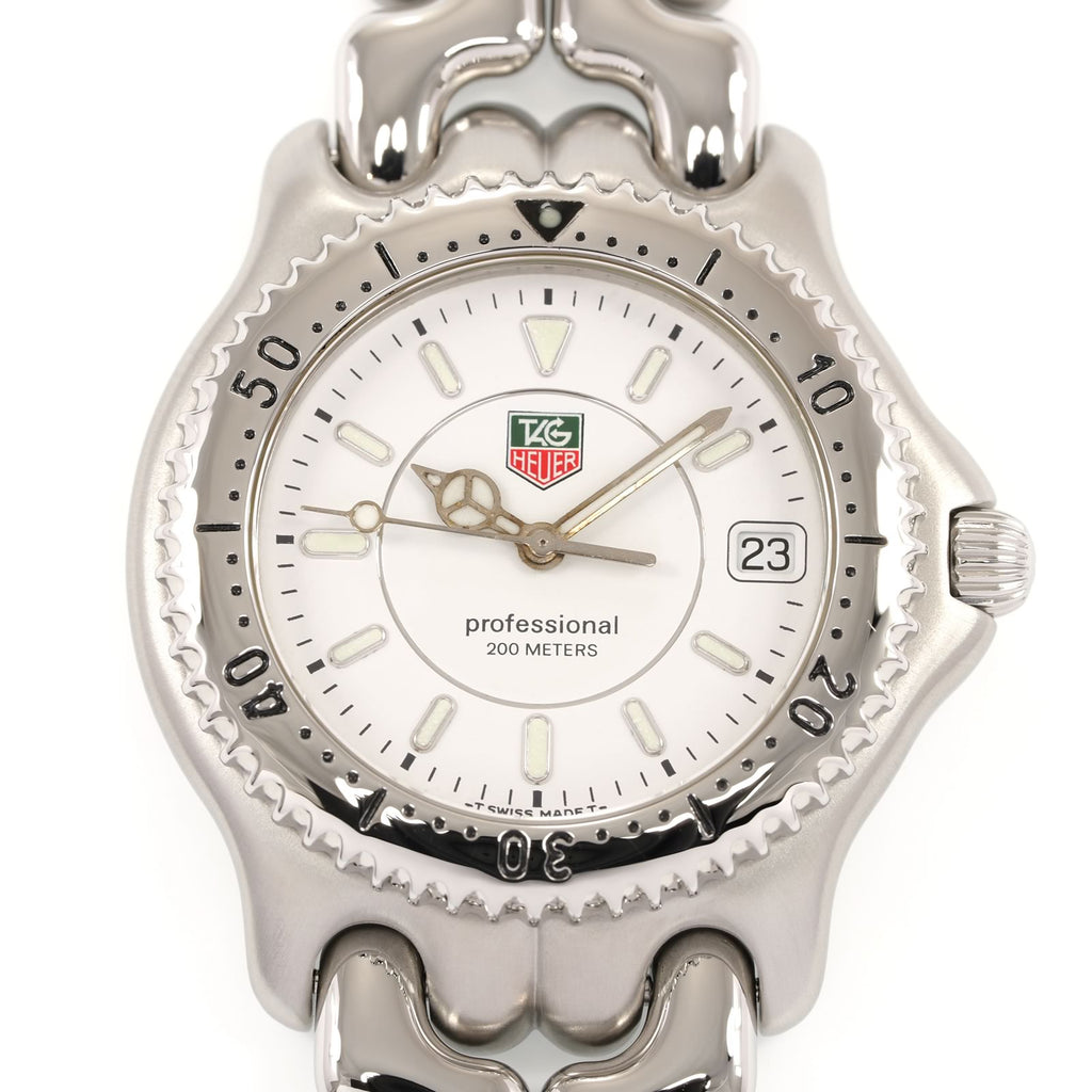 TAG Heuer SEL WG1112-K0 White Dial close up