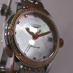 Longines Saint-Imier L2.263.5.87.7 dial close up iridescent mother of pearl