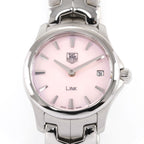 TAG Heuer Link WJF1412 Pink Mother of Pearl close up