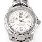 TAG Heuer Link WT1114 White Dial Arabic Numerals close up