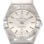 Omega Constellation 123.10.24.60.02.001 Silver Dial close up