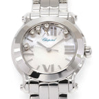 Chopard Happy Sport II 8509 White Mother of Pearl Roman dial close up