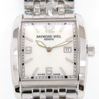 Raymond Weil Don Giovanni 9976 White Mother of Pearl dial close up