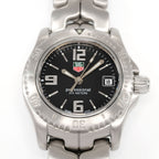 TAG Heuer Link WT1410 Black Dial close up quarter arabic