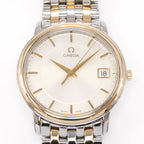 Omega De Ville Prestige 4310.31.00 Silver sunburst dial cose up