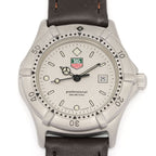 TAG Heuer 2000 Vintage 962.215 Silver/Grey Dial close up