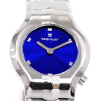 TAG Heuer Alter Ego WAA1410 Blue Sunburst Dial close up