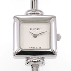 Gucci 1900L Silver Dial close up