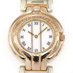 Longines Rodolphe Design White Dial blue Roman Numeral markesr close up