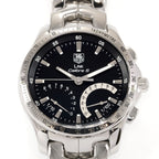 TAG Heuer Link Calibre S CJF7112 Black dial close up
