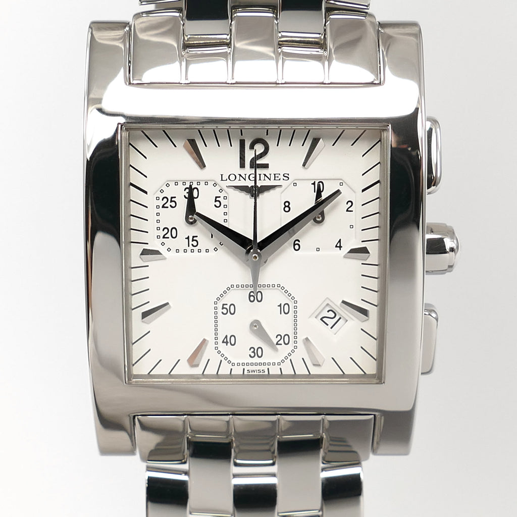 Longines DolceVita Carrée L5.668.4 White Dial close up