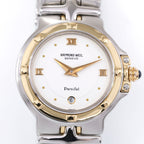 Raymond Weil Parsifal 9990 White dial close up