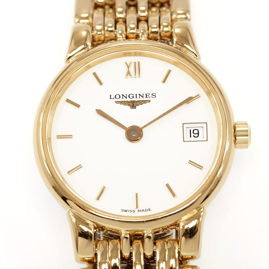 Longines La Grande Classique Elegance L5.132.2 White Dial close up