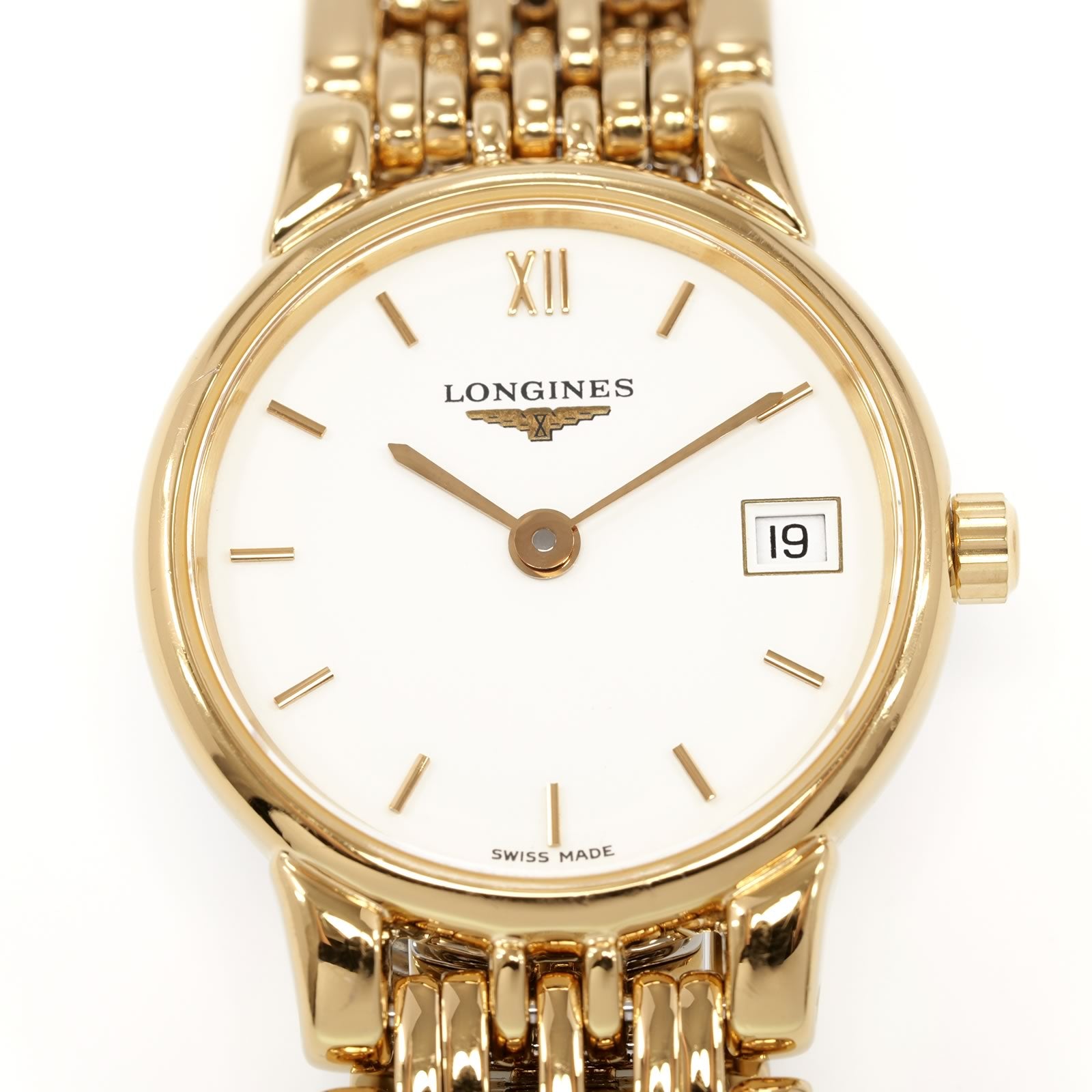 Longines La Grande Classique Elegance L5.132.2 White Dial close up