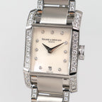 Baume & Mercier Hampton 65522 case set with 26 diamonds