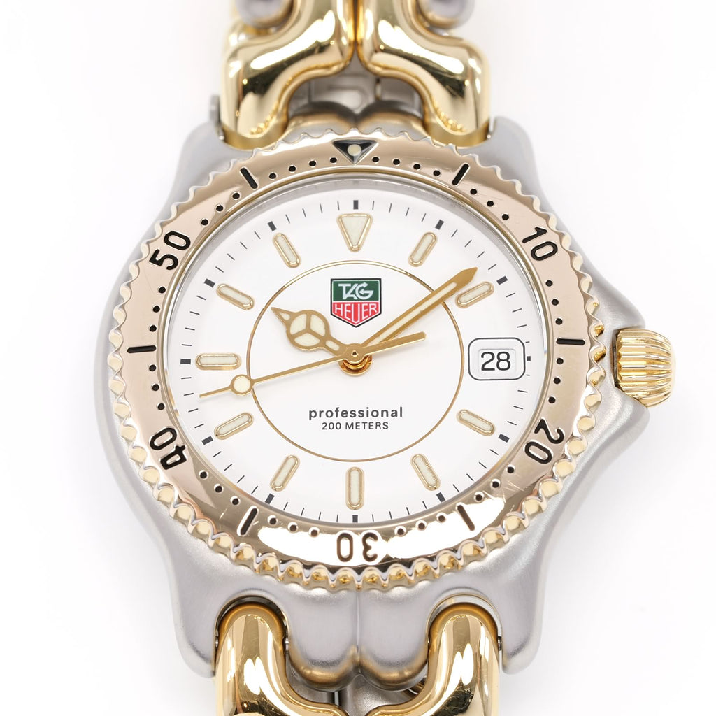 TAG Heuer SEL WG1222-K0 White Dial close up