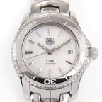 TAG Heuer Link WJ1313-0 White Mother of Pearl Dial close up