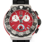 TAG Heuer Formula 1 CAC1112 Red dial close up