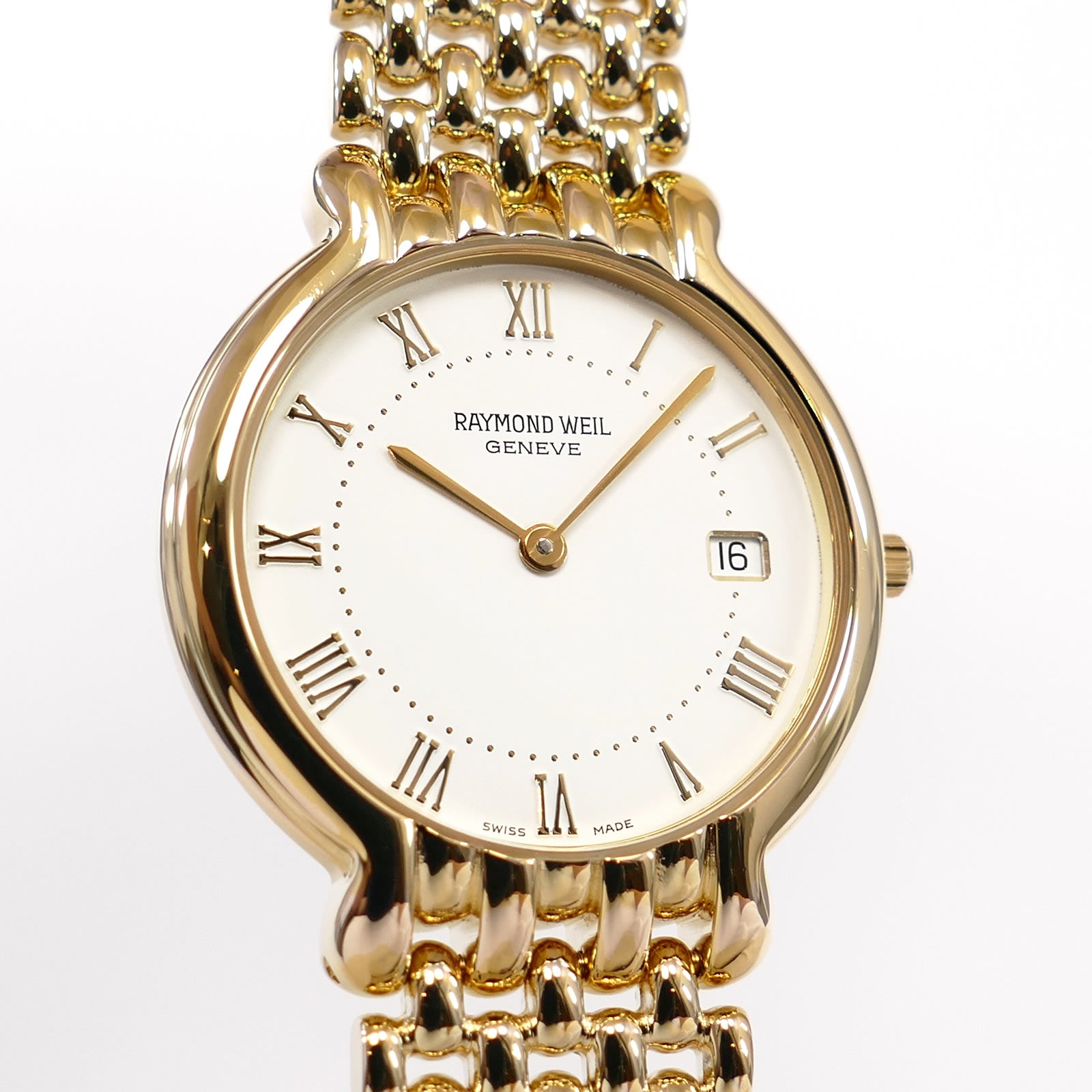 Raymond Weil 5549 White dial with Roman Numerals