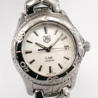 TAG Heuer Link WJ1313-0 White Mother of Pearl Dial close up