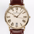 Maurice Lacroix Les Classiques LC1027 Roman Dial close up