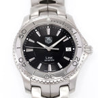 TAG Heuer Link WJ1110-0 Black Sunburst Dial close up