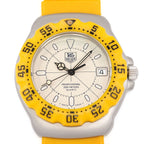 TAG Heuer Formula 1 Custom Cream Dial close up