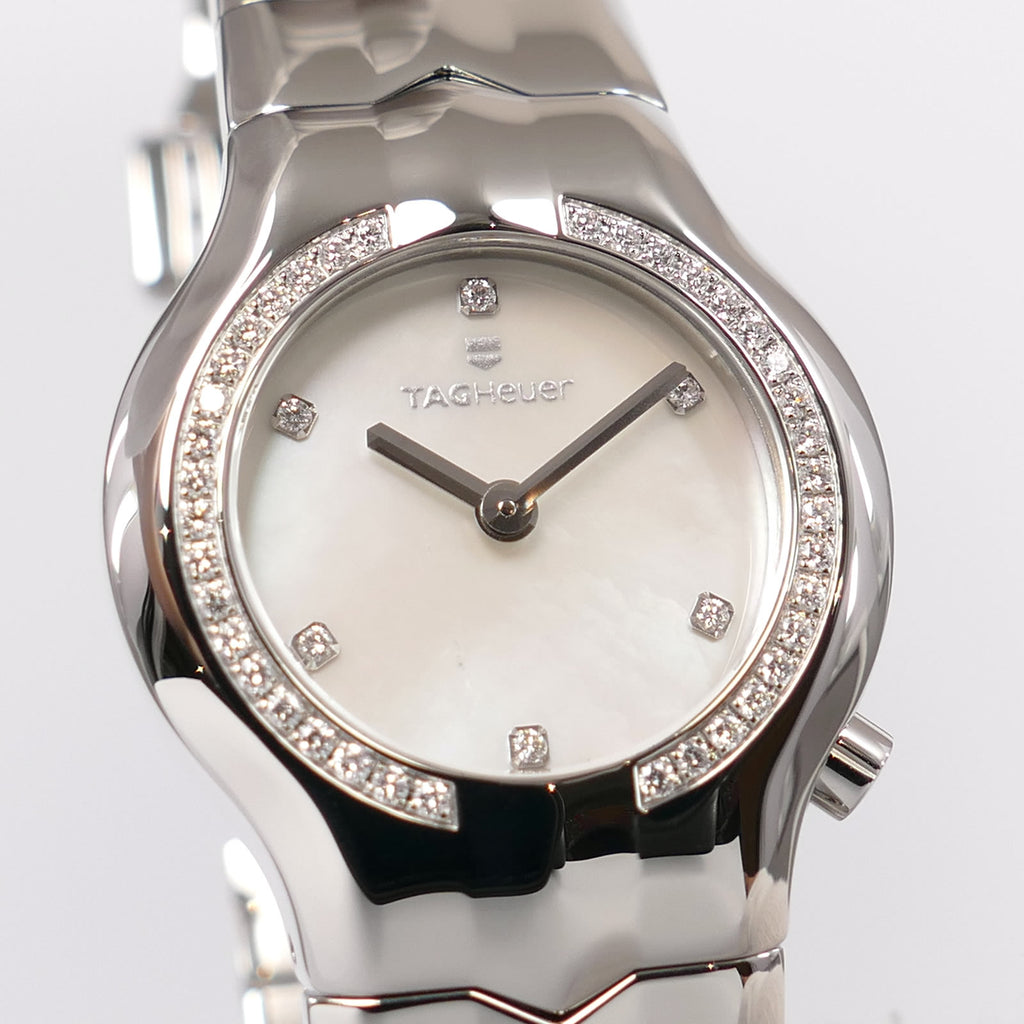 TAG Heuer Alter Ego WAA1416 Mother of Pearl dial close up