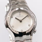 TAG Heuer Alter Ego WAA1416 Mother of Pearl dial close up