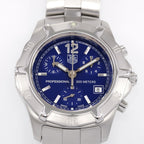 TAG Heuer 2000 Exclusive CN1112 Blue Dial close up