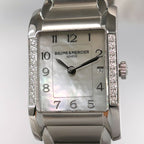 Baume & Mercier Hampton 65725 Ladies 20 Diamonds White Mother of Pearl Dial