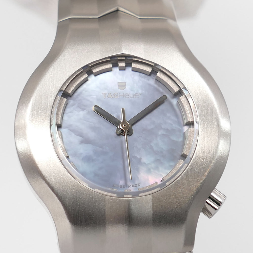 TAG Heuer Alter Ego WP1312 Blue Mother of Pearl Dial close up