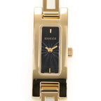 Gucci 3900L Black Guilloche Dial close up