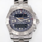 Breitling Airwolf A78363 Grey Dial Chronograph close up