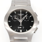 Longines Oposition L3.618.4 Black Dial close up