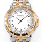 Raymond Weil Tango 5560 White Roman Numeral Dial close up