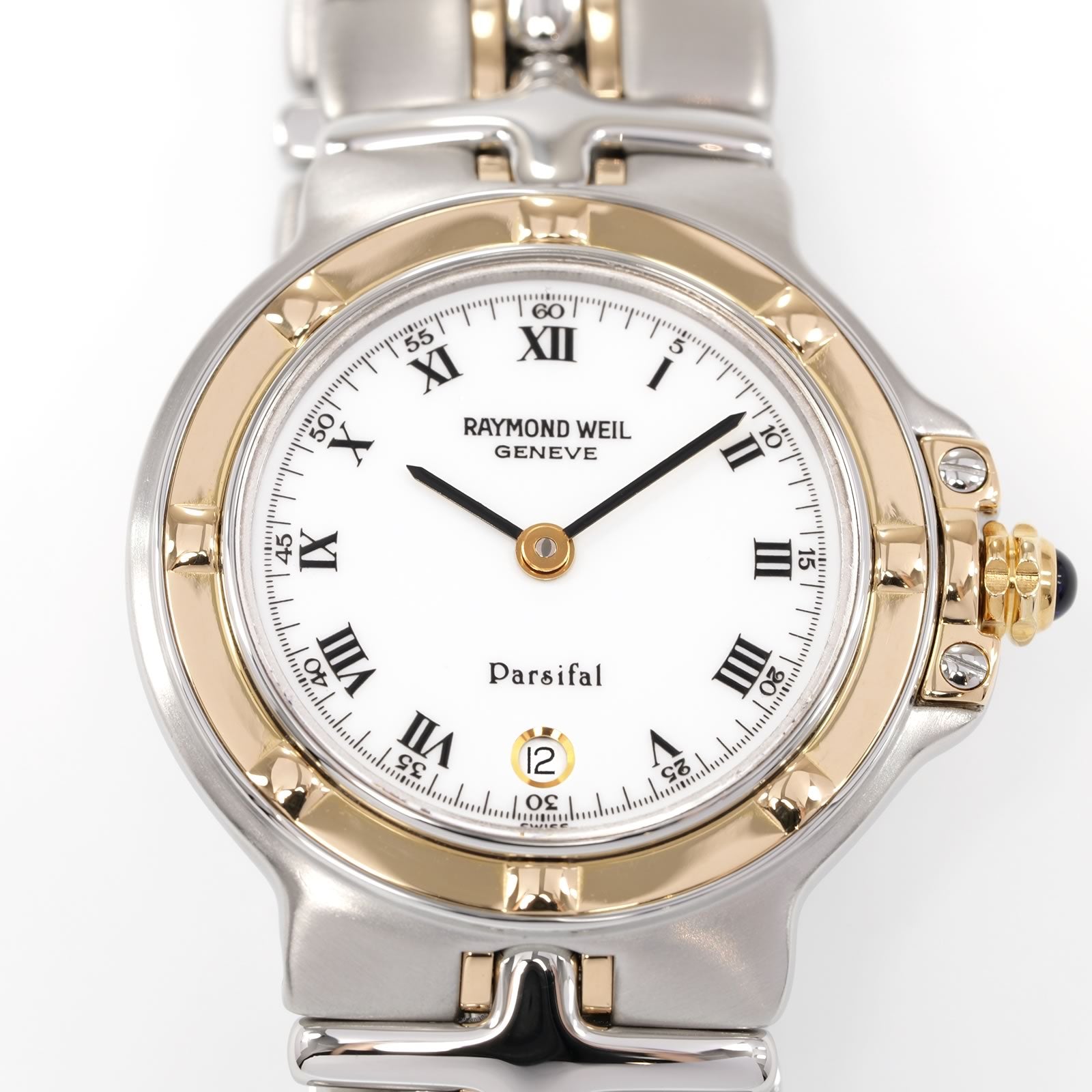 Raymond Weil Parsifal 9990 Ladies 26mm White Dial - 18k Gold