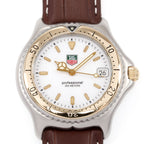 TAG Heuer SEL WI1150 White Dial close up