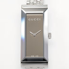 Gucci G-Frame YA127501 Mirror Dial close up