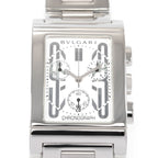Bulgari Rettangolo RTC 49 S White Dial Rectangular close up