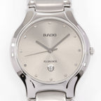 Rado Florence 152.3730.4 Grey Sunburst Dial close up