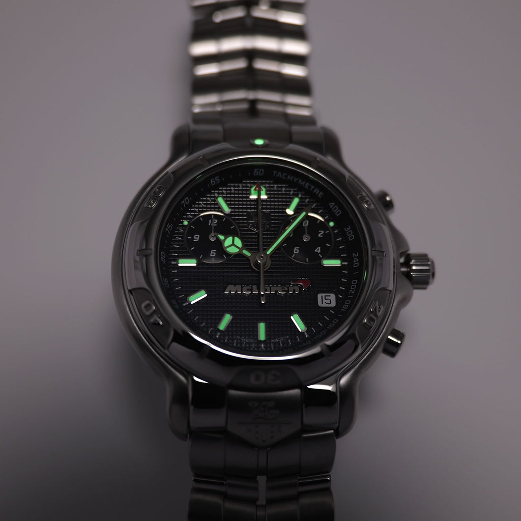 TAG Heuer 6000 Chronograph CH1117 luminosity