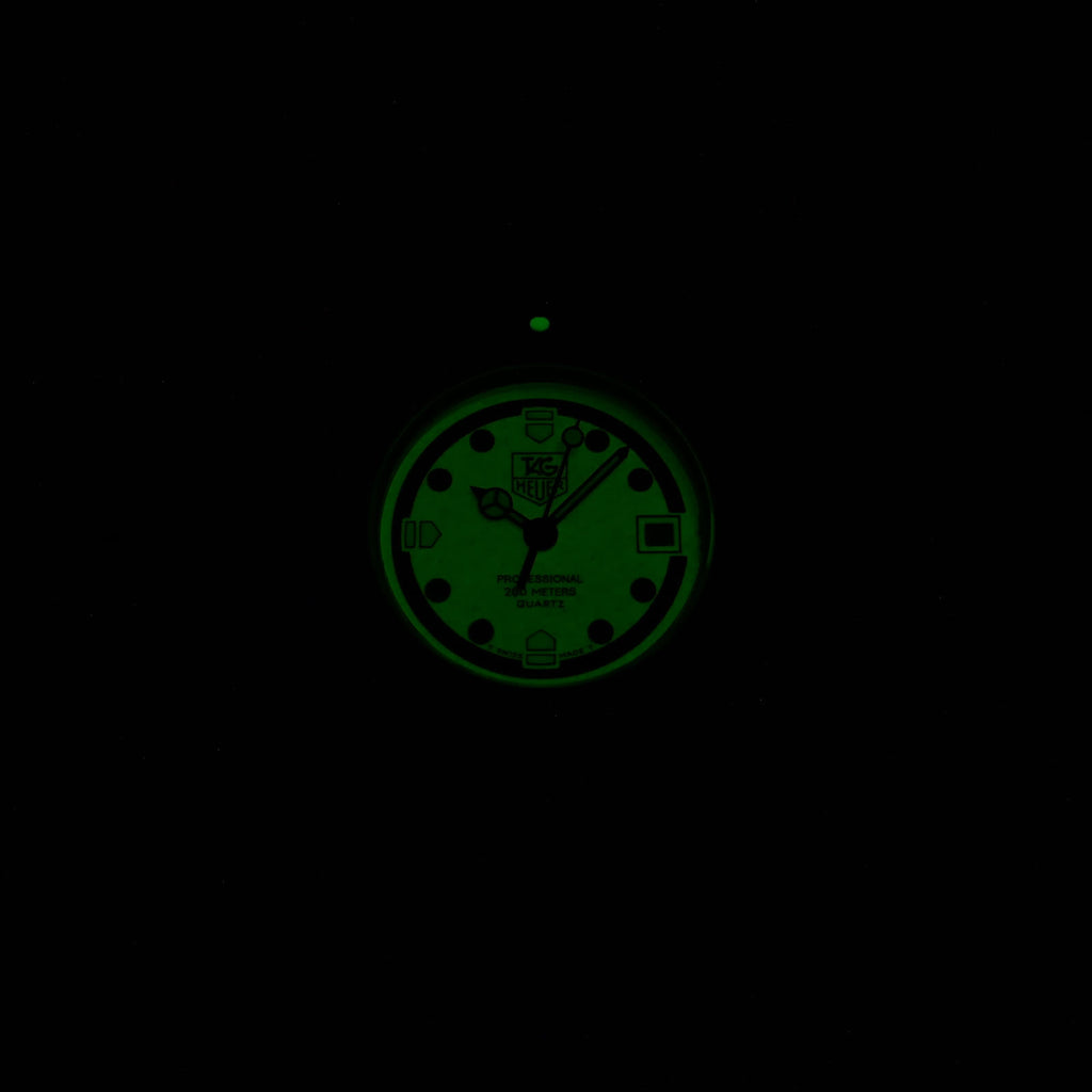 TAG Heuer Formula 1 371.508 Luminous Dial night time glow