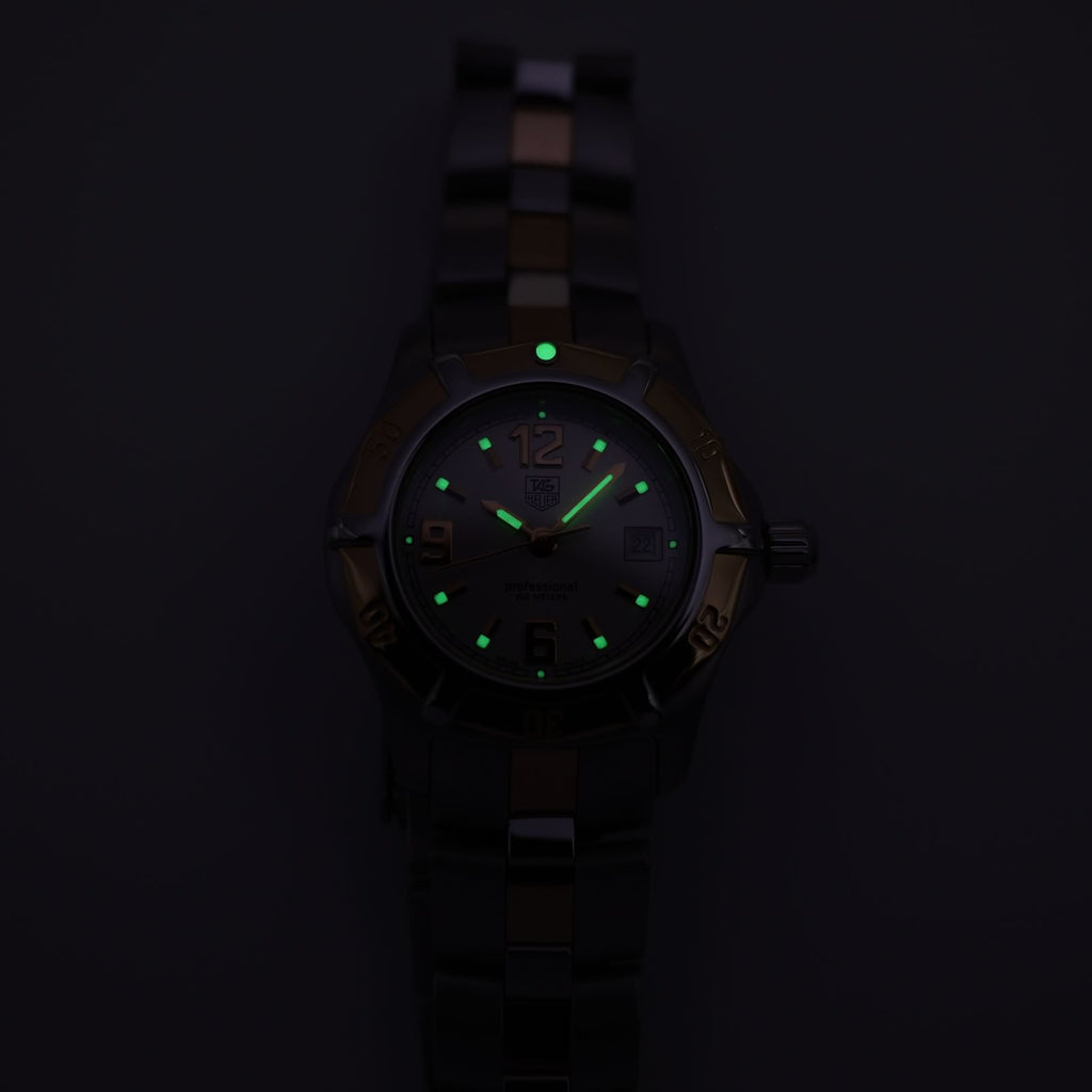 TAG Heuer 2000 Exclusive WN1353 night time luminosity