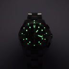 TAG Heuer Aquagraph CN211A night time luminosity